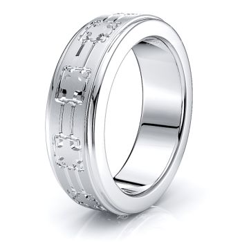 Lauren Solid 7mm Mens Wedding Ring
