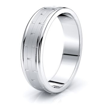 Barnaby Solid 6.5mm Mens Wedding Band