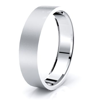 Aster Solid 6mm Mens Wedding Ring