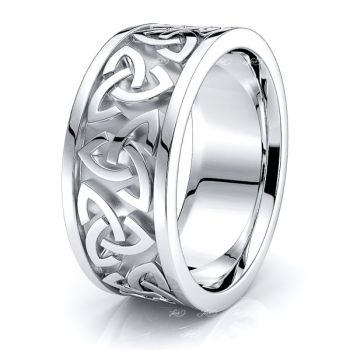 Rohan Trinity Knot Mens Celtic Wedding Ring Rohan Trinity Knot Mens Celtic Wedding Ring