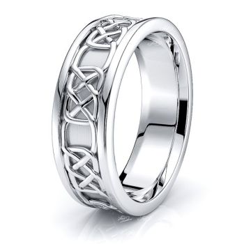 Aife Celtic Knot Mens Wedding Band Aife Celtic Knot Mens Wedding Band