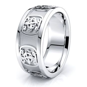 Aislin Celtic Symbol Mens Wedding Band Aislin Celtic Symbol Mens Wedding Band
