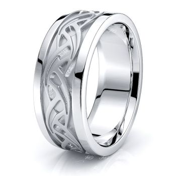 Orin Celtic Knot Mens Wedding Band