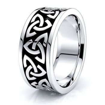 Ryan Trinity Knot Mens Celtic Wedding Band