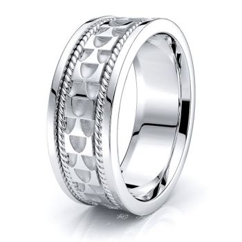 Allen Celtic Knot Mens Wedding Ring