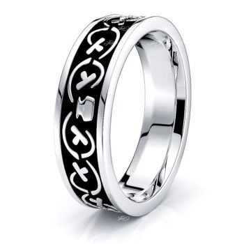 Morgan Tree of Life Mens Celtic Wedding Band