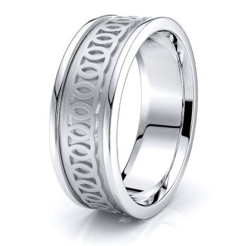 Brodie Celtic Knot Mens Wedding Ring