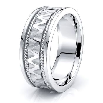 Parker Celtic Knot Mens Wedding Band 