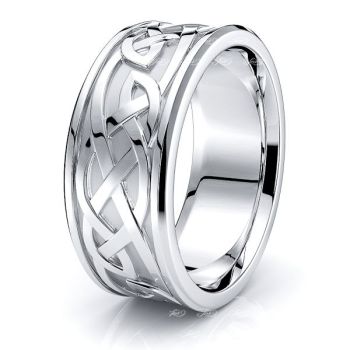 Liam Celtic Knot Mens Wedding Band