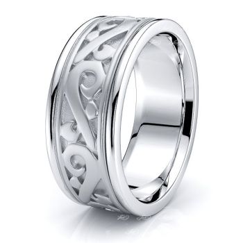 Eilidh Celtic Knot Mens Wedding Ring