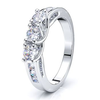 Igerne Prong Set Women Anniversary Ring