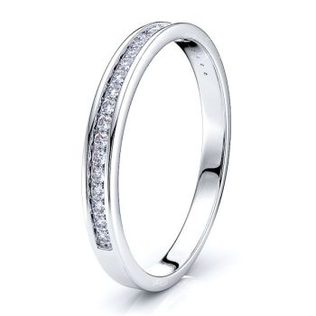 Odalys Micro Pave Set Women Anniversary Band