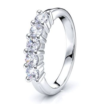 Petite Prong Set Women Anniversary Ring