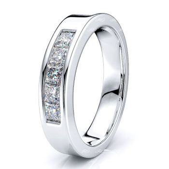 Genoveva Channel Set Women Anniversary Ring