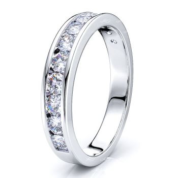 Jeanette Channel Set Women Anniversary Ring