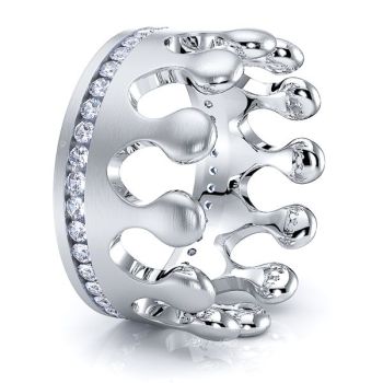 Khaleesi Crown Mens Diamond Wedding Band