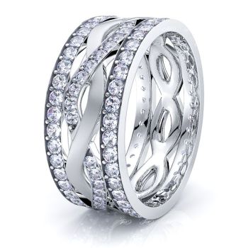 Lucy Mens Diamond Wedding Band