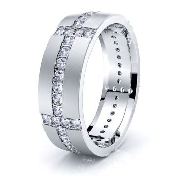 Ellie Mens Diamond Wedding Ring