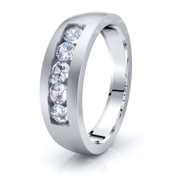 Seraphina Mens Diamond Wedding Band