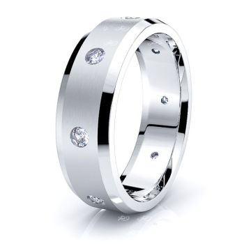 Annabelle Mens Diamond Wedding Band