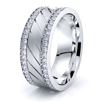 Louisa Mens Diamond Wedding Band