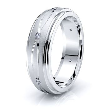Gemma Mens Diamond Wedding Band