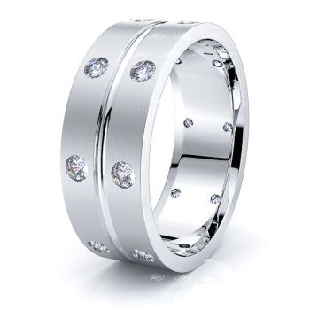 Kinsley Mens Diamond Wedding Band