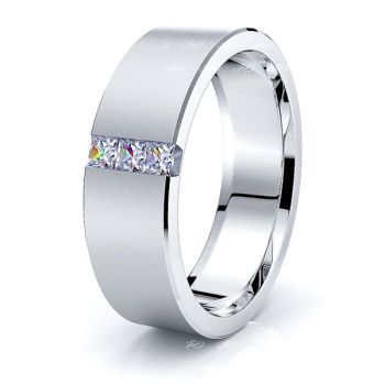 Elsie Mens Diamond Wedding Band