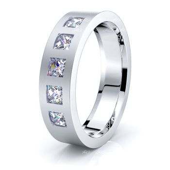 Zoe Mens Diamond Wedding Band