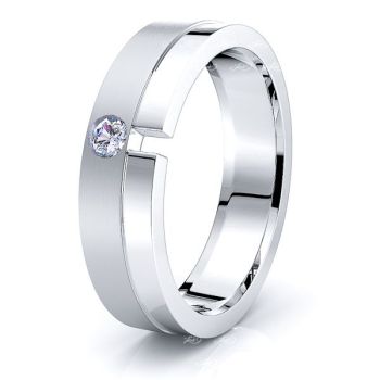 Edith Mens Diamond Wedding Ring
