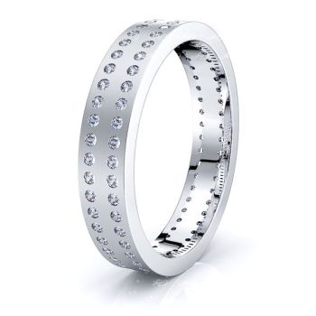 Elif Mens Diamond Wedding Band