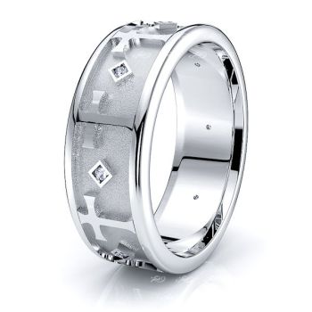Lyra Mens Diamond Wedding Ring