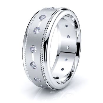 Persephone Mens Diamond Wedding Ring