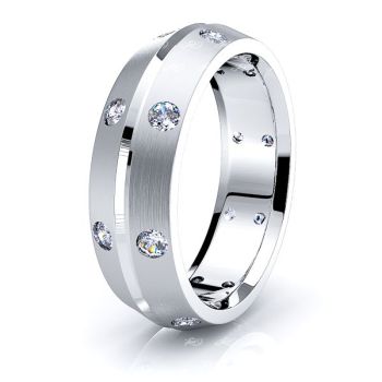 Estelle Mens Diamond Wedding Ring