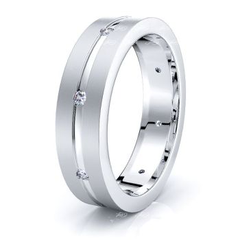 Amara Mens Diamond Wedding Band