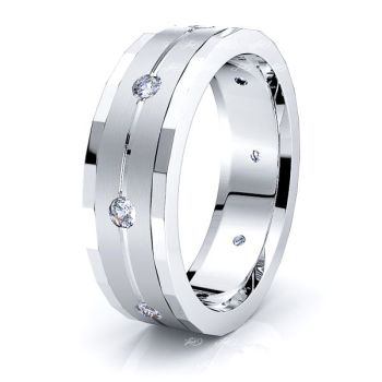 Coralie Mens Diamond Wedding Ring