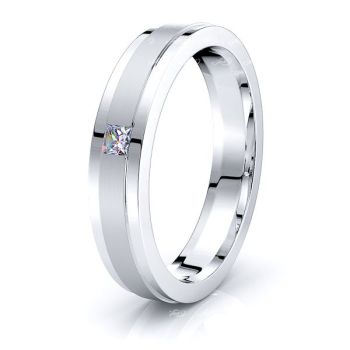 Calla Mens Diamond Wedding Ring