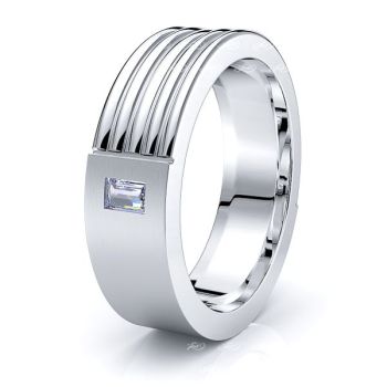 Esther Mens Diamond Wedding Band