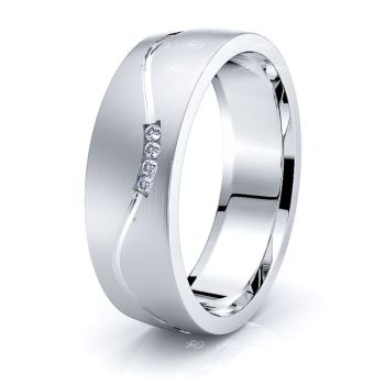 Jade Mens Diamond Wedding Band