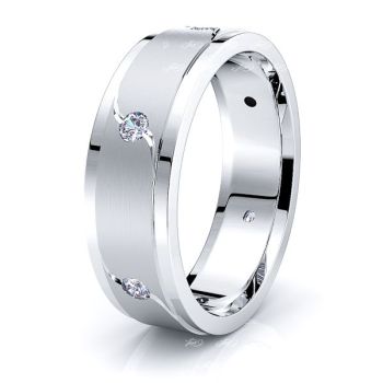 Gabriella Mens Diamond Wedding Ring