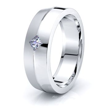 Rosalind Mens Diamond Wedding Band