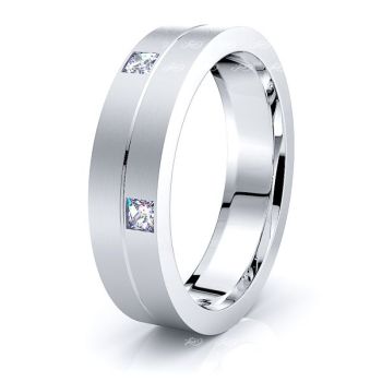 Bridget Mens Diamond Wedding Band