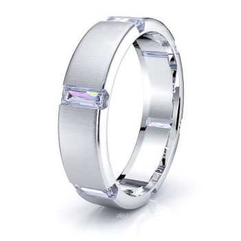 Bella Mens Diamond Wedding Band
