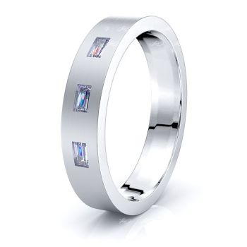 Saskia Mens Diamond Wedding Band