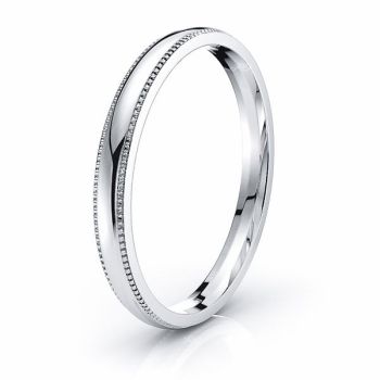 Solid Dome Milgrain Comfort Fit Mens Wedding Bands Solid Dome Milgrain Comfort Fit Mens Wedding Bands