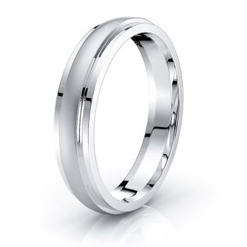 Solid Dome Step Comfort Fit Mens Wedding Ring Solid Dome Step Comfort Fit Mens Wedding Ring