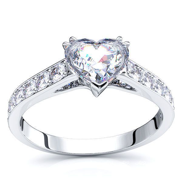 Alberta Pave Set Engagement Ring
