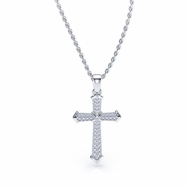 Orianne Religious Cross Diamond Pendant