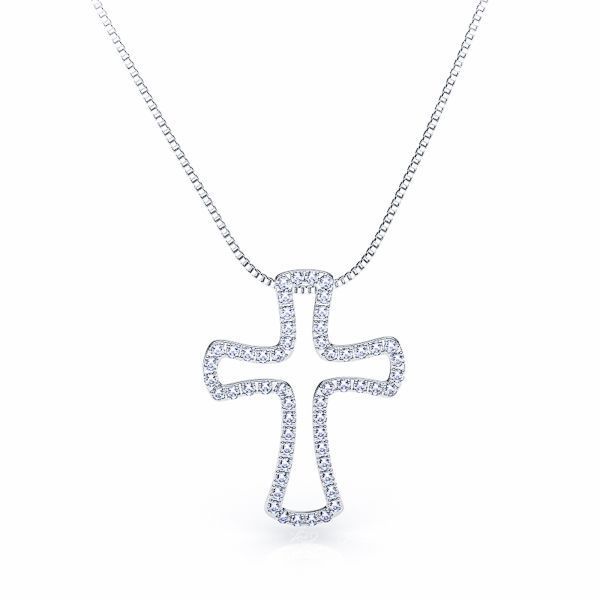 Araceli Religious Cross Diamond Pendant