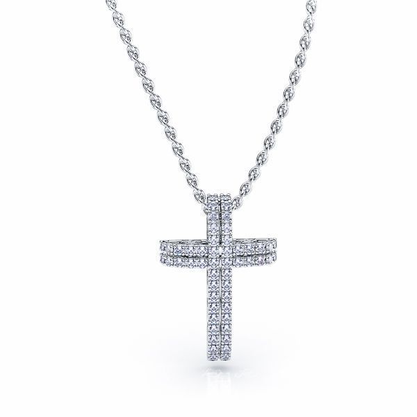 Adoncia Religious Cross Diamond Pendant